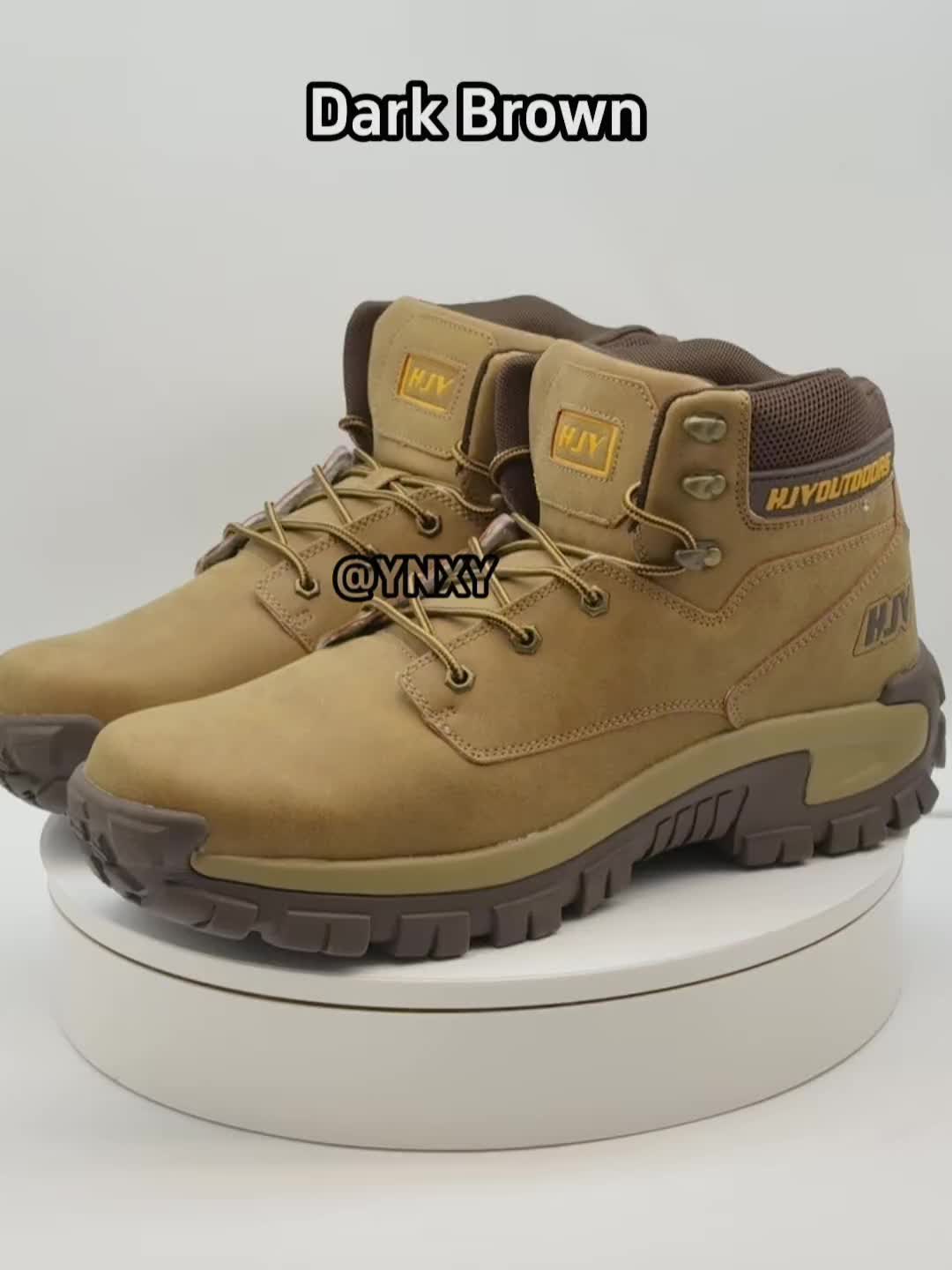 Herren Outdoor Stiefel mit Schnürung, hohem Schaft und profilierter Sohle