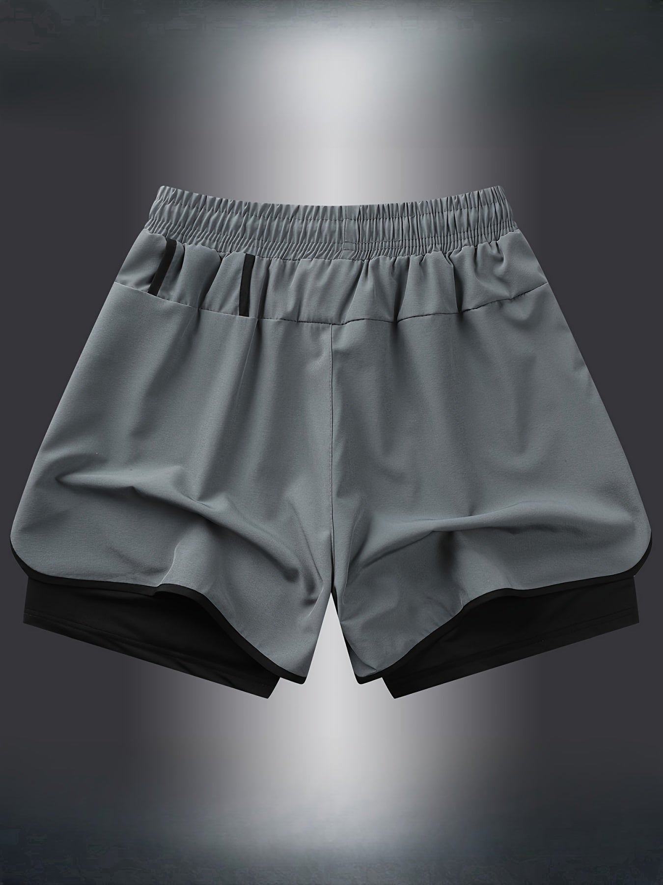 Herren Laufshorts 2-in-1 Sport Fitness Trainingsshorts mit Innenhose