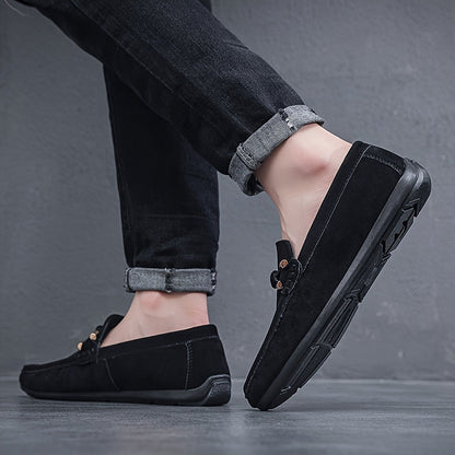 Herren Mokassins Slip-On Elegant Freizeit Loafer Schuhe – Komfortabel für Alltag & Büro