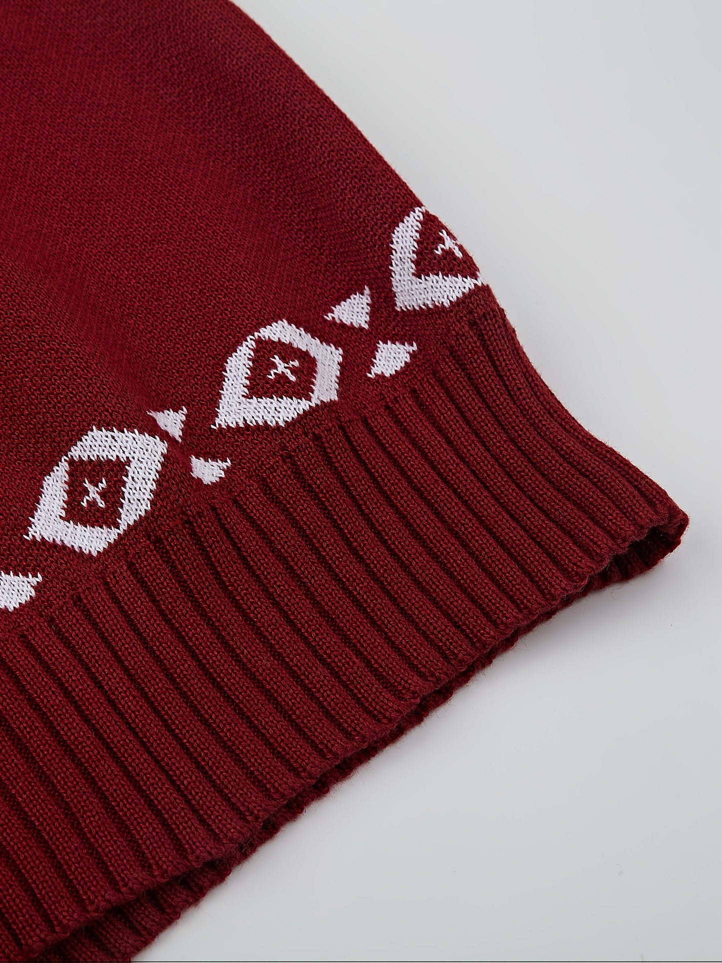 Herren Strickjacke mit Rentiermuster – Perfekt für Winter und festliche Anlässe