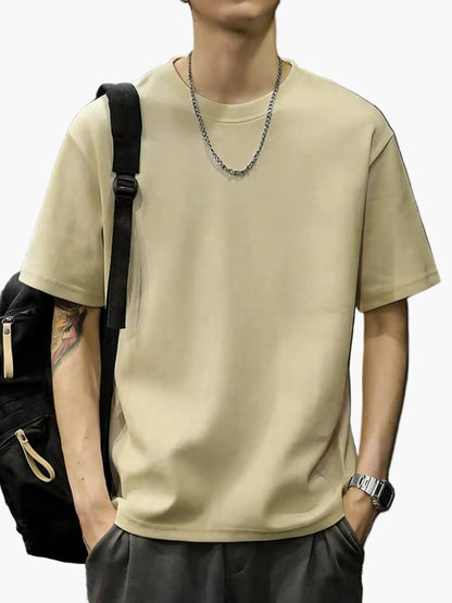 Herren Basic T-Shirt – Lässiger Streetwear Stil für Alltag und Freizeit
