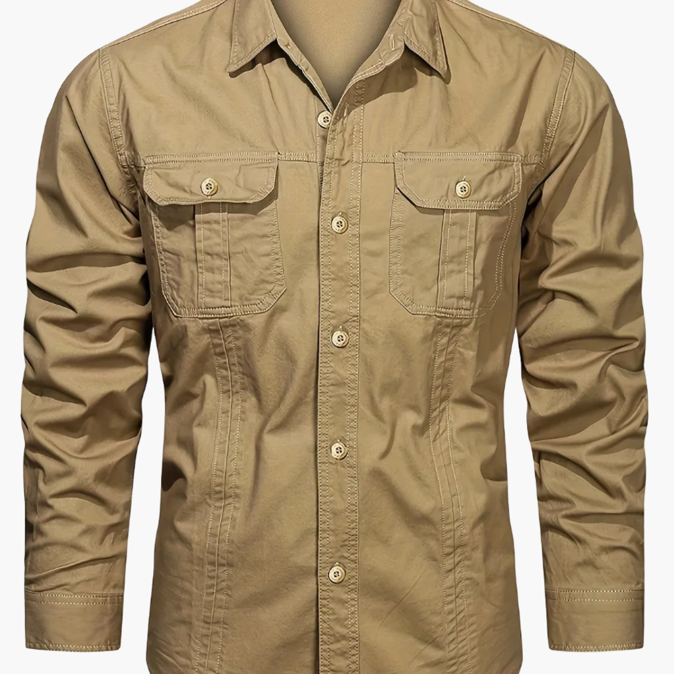 Herren Outdoor-Freizeithemd Langarm – Casual Style mit Brusttaschen, ideal für Abenteuer und Alltag