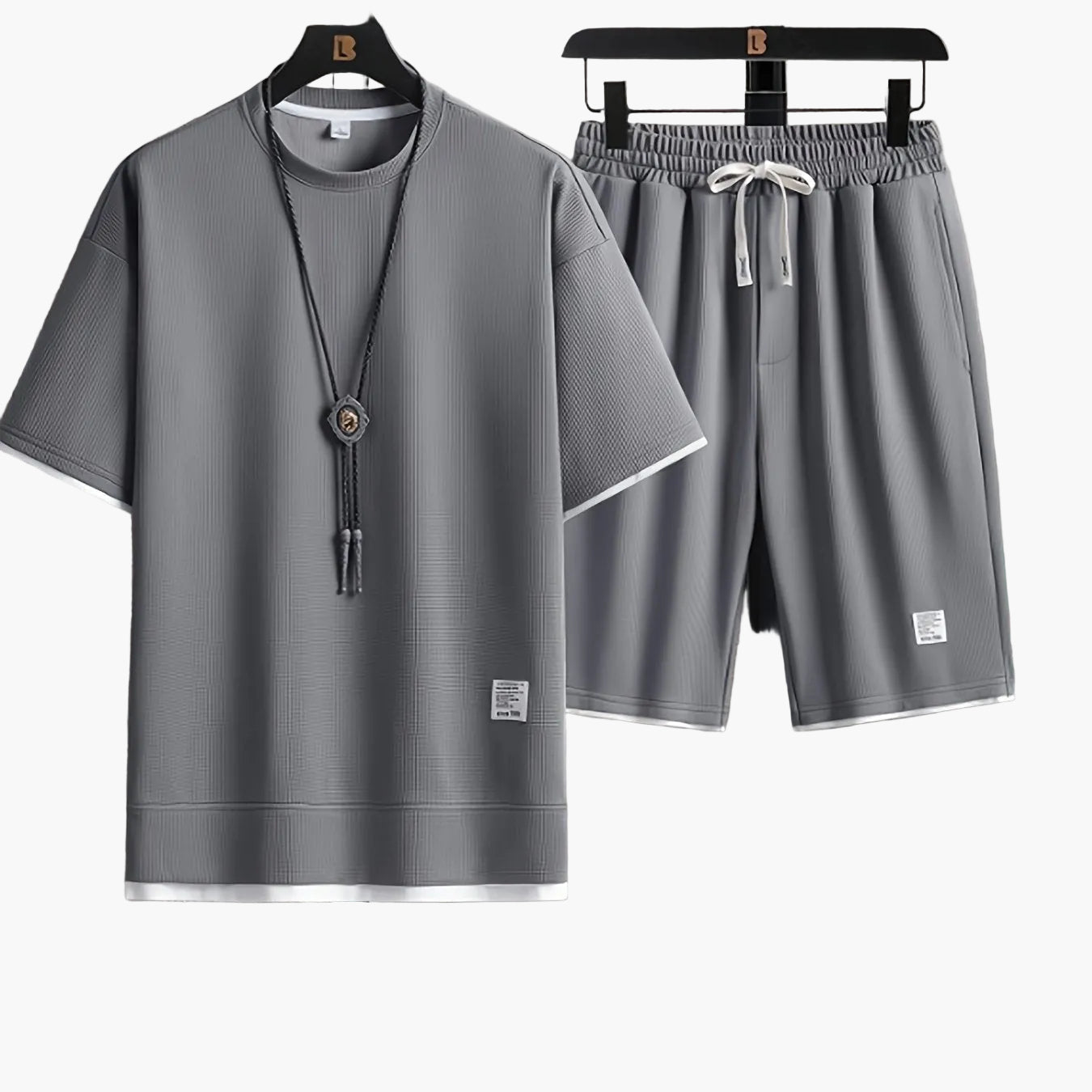 Herren Freizeit Set – Modernes T-Shirt und Shorts für Alltag & Sport