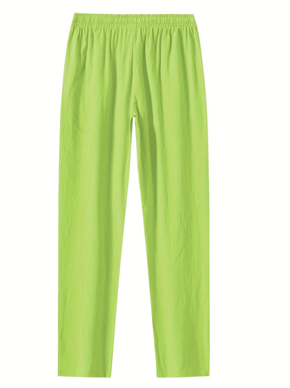 Herren Freizeithose mit Kordelzug – Leichte Sommerhose, Bequemer Schnitt, Perfekt für Alltag & Urlaub