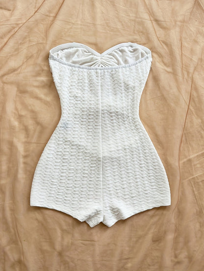 Damen Vintage Badeanzug mit Leopardenmuster und Cut-Outs – Retro Einteiler für Strand & Pool