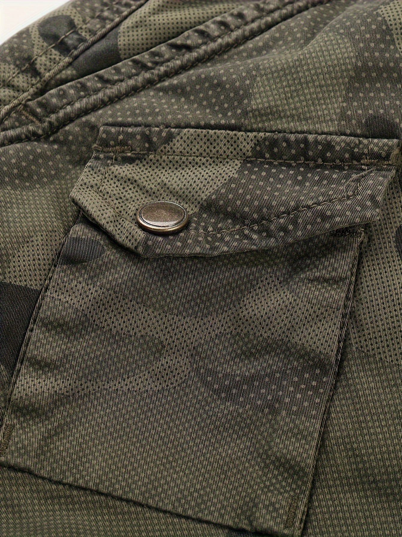 Herren Cargo Jogger Hose mit Camouflage Muster und Utility-Design – Streetwear und Outdoor