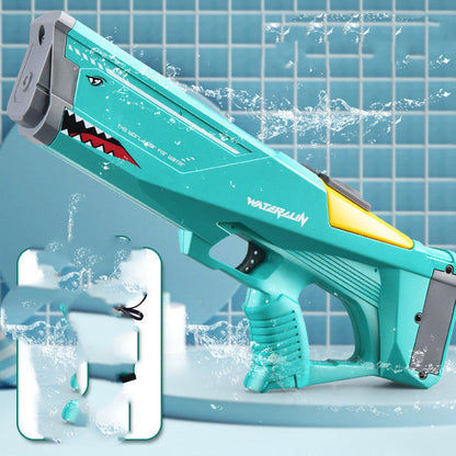 Elektrische Wasserpistole im Hai-Design für Kinder und Jugendliche – Spielzeug für Sommer, Pool & Outdoor
