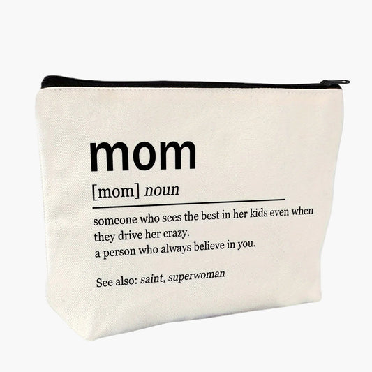 Muttertags-Kosmetiktasche für Damen – Lustige Definition von Mama, Geschenkidee, Schminktasche, Aufbewahrung, Humorvolles Accessoire