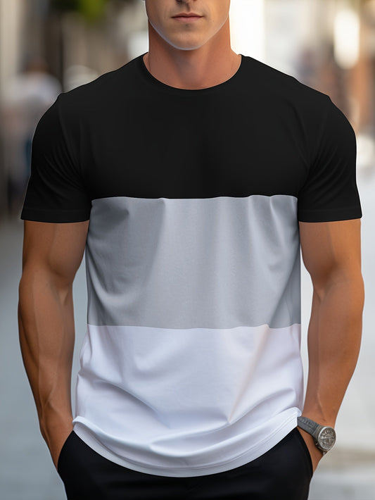 Herren Colorblock T-Shirt – Modernes Streetwear Design für Alltag & Freizeit