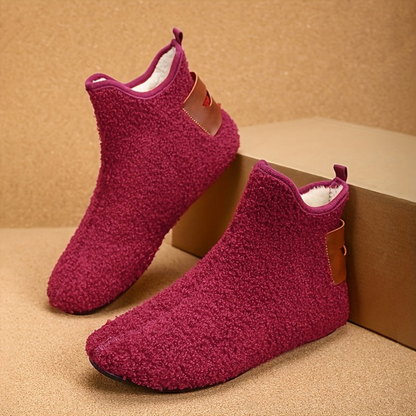Unisex Winter Stiefel, warme Hausschuhe, flauschige Stiefeletten in verschiedenen Farben