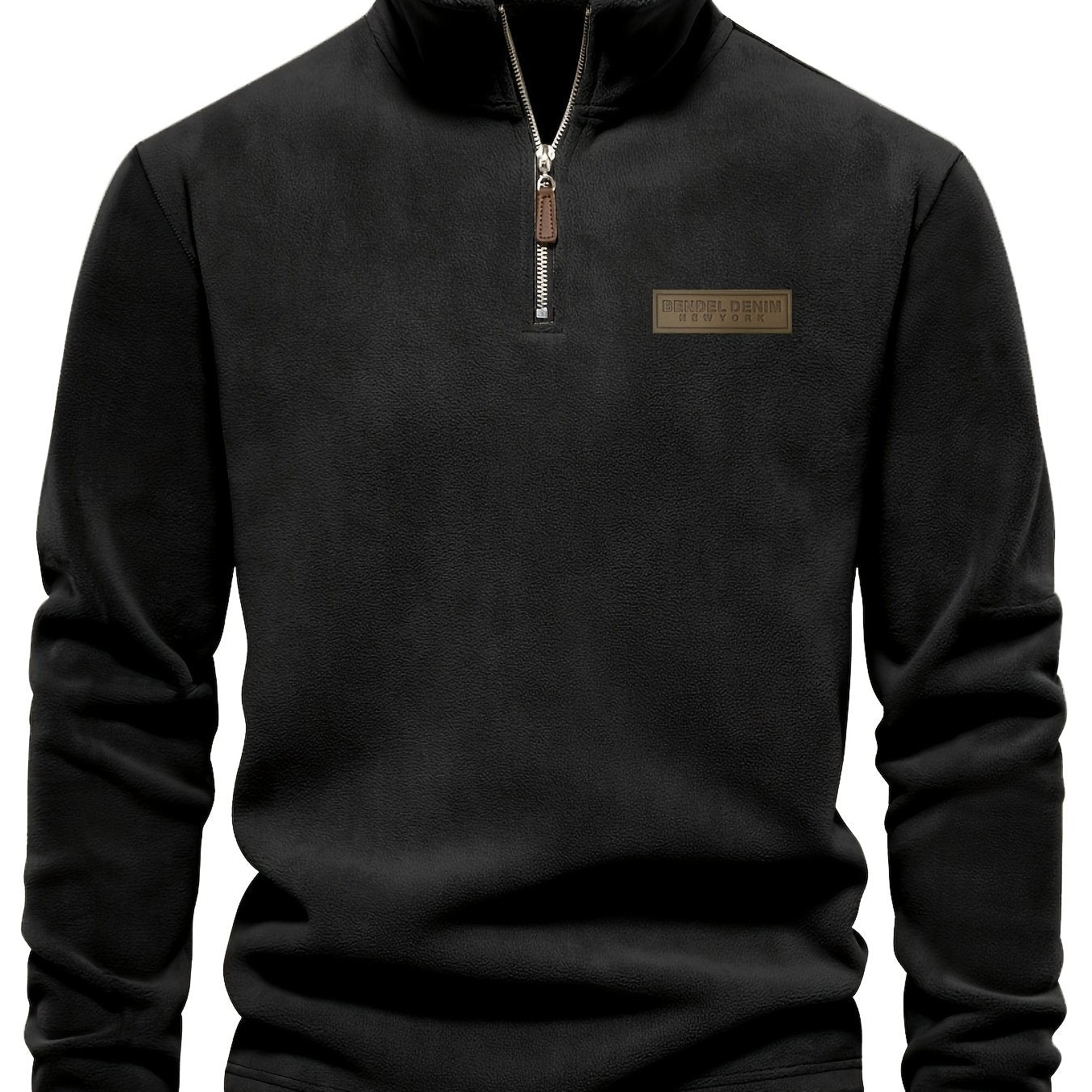Herren Quarter-Zip Pullover – Moderner Freizeit-Look mit Stehkragen und Minimalistischem Design