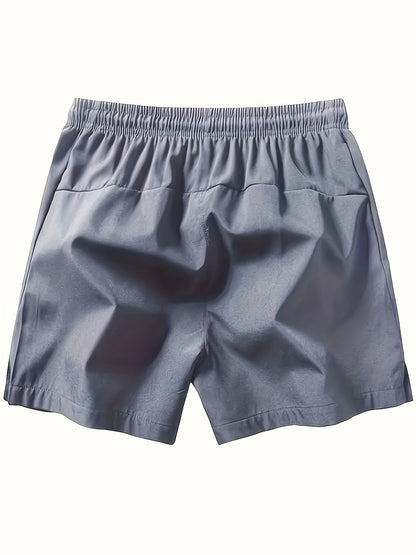 Herren Sport Shorts mit elastischem Bund und Seitentaschen – Trainings- und Freizeithose