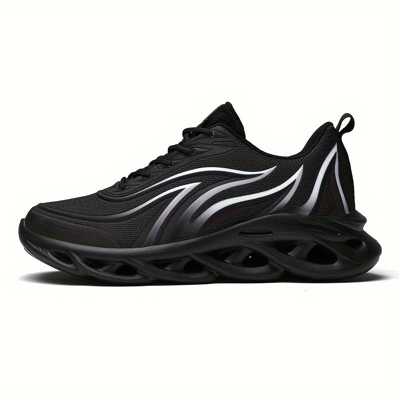 Herren Laufschuhe mit futuristischem Design und Komfortsohle – Sportliche Sneakers für Training & Alltag