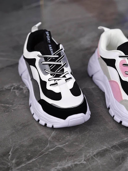 Damen Chunky Sneaker im Trendy Sport-Style für Freizeit & Alltag