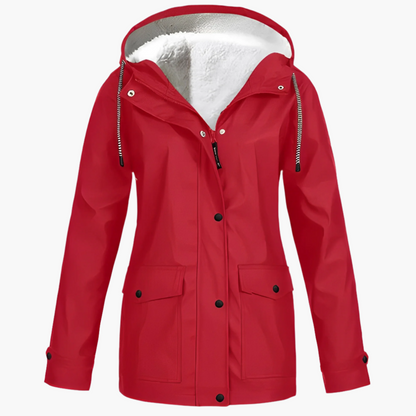 Damen Outdoorjacke mit Kapuze – Wind- und Wetterfest