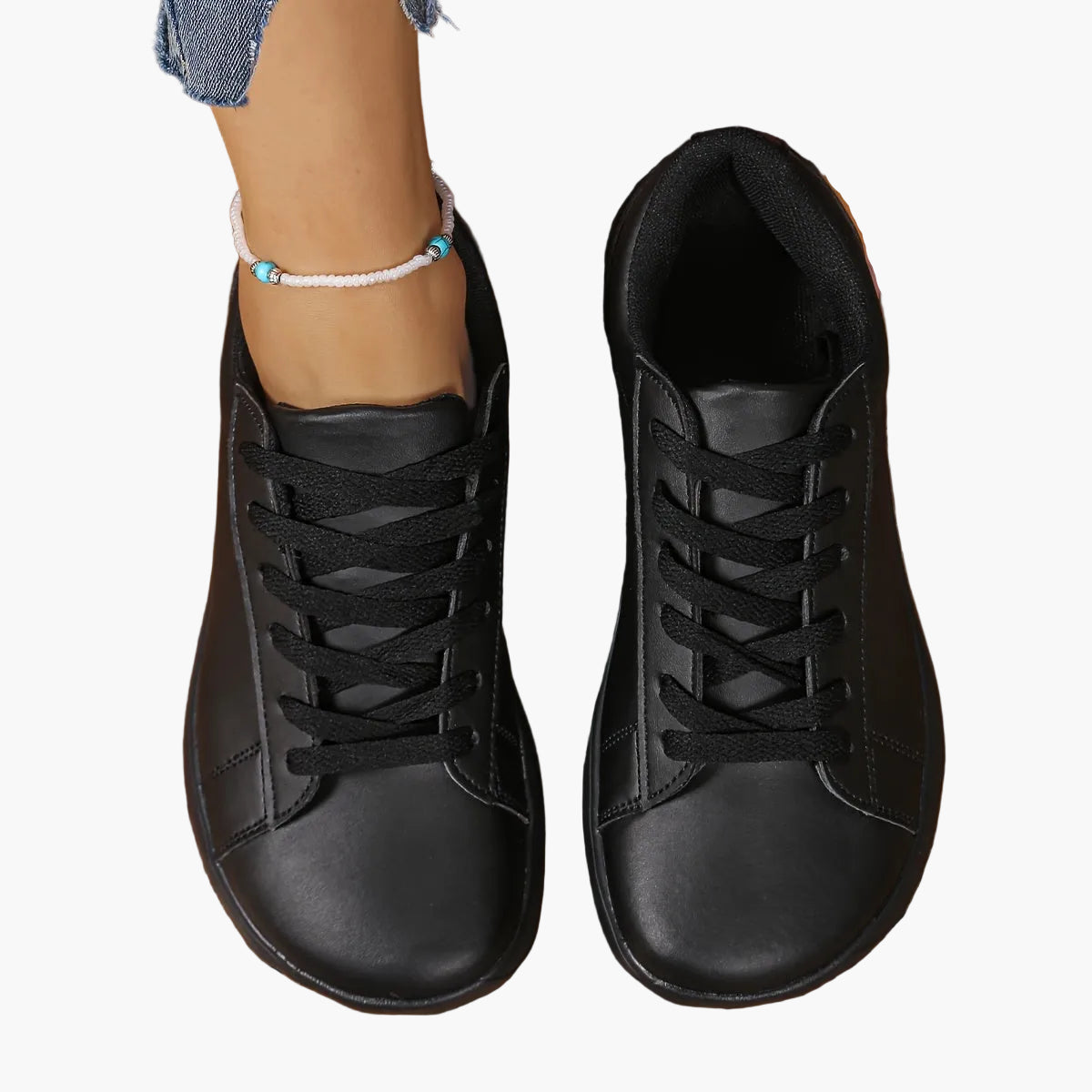 Damen Sneaker – Modische Freizeitschuhe mit Schnürung für Alltag und Freizeit
