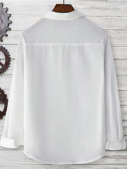 Herren Freizeithemd Leicht Sommer Strand Look – Lässiger Stil für entspannte Anlässe