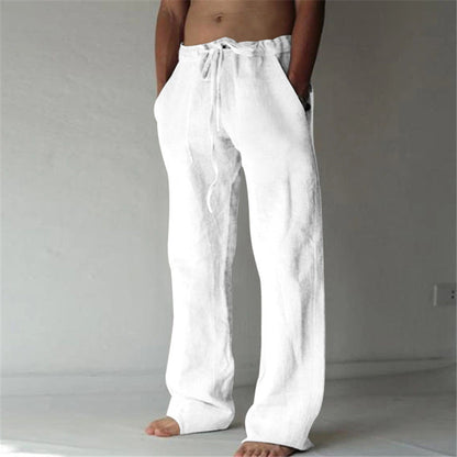 Herren Locker-Fallende Freizeithose mit Kordelzug – Ideal für Alltag & Entspannung