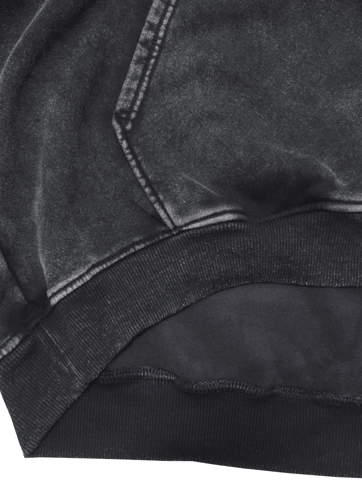 Unisex Oversize Hoodie mit Kapuze, Kängurutasche und Kordelzug in Dunkelgrau