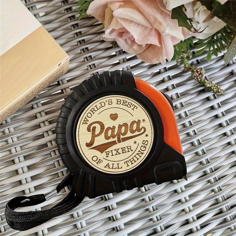 Vatergeschenk Maßband – Vintage Stil, Papa "Bester Alleskönner" – Vatertag Werkzeug für Männer