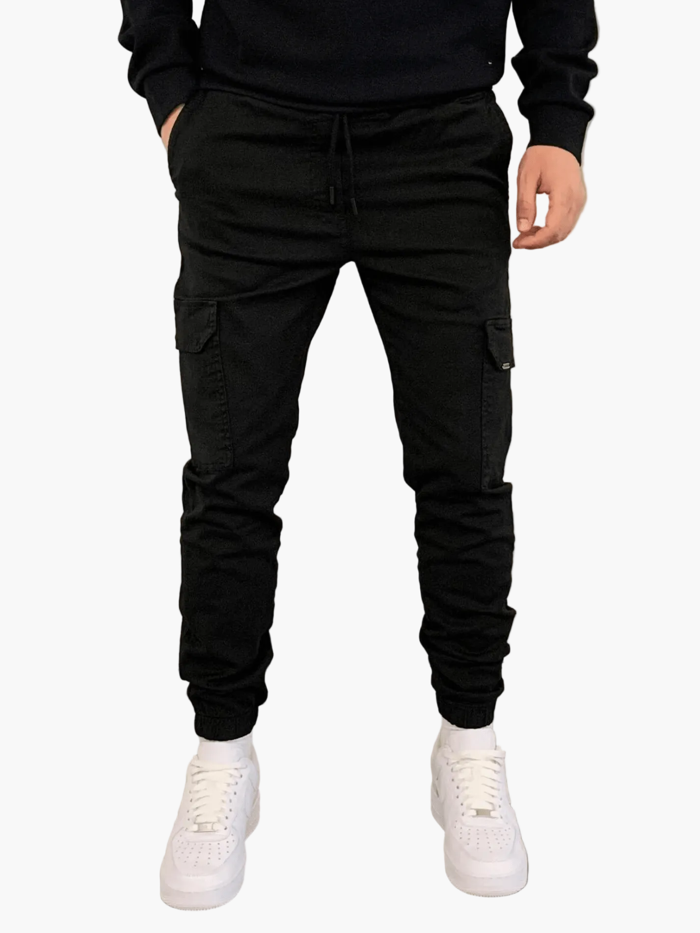 Moderne Herren Cargo-Jogger mit Tunnelzug