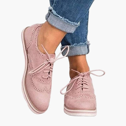 Damen Derby Brogues – Elegante Schnürschuhe für Alltag und Büro