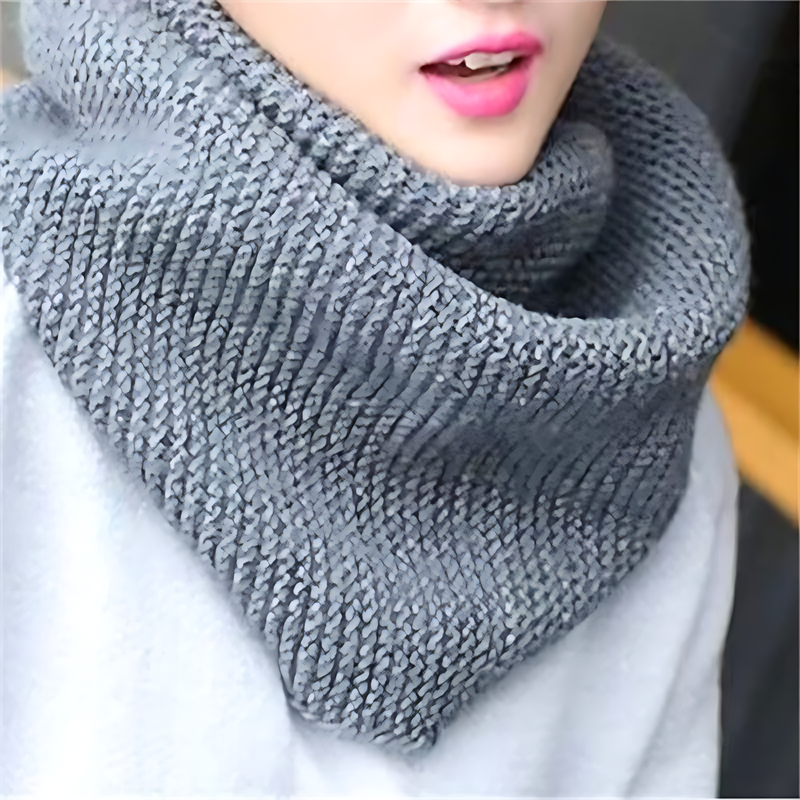 Strick Schlauchschal warmer Winter Loop Schal für Damen