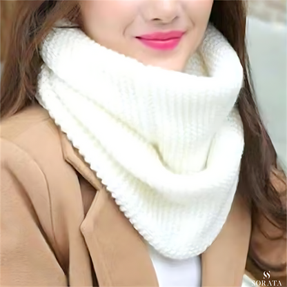 Strick Schlauchschal warmer Winter Loop Schal für Damen