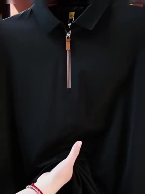 Herren Poloshirt mit Reißverschluss und Kontrastpaspel – Modernes Design für Freizeit und Business