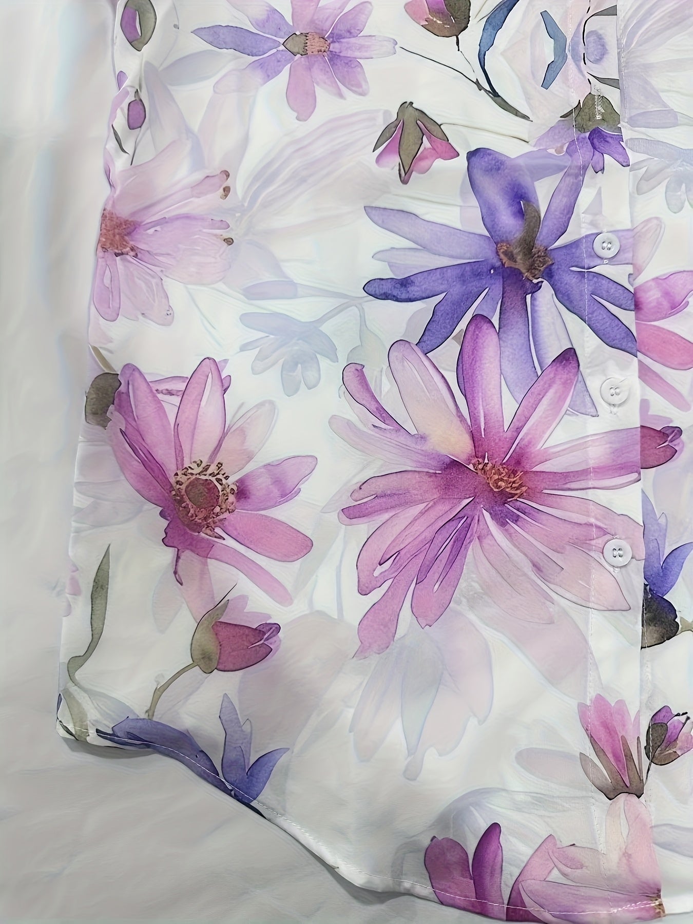 Damen Blusenshirt mit Blumenmuster – Elegante Freizeitmode für Frühling und Sommer