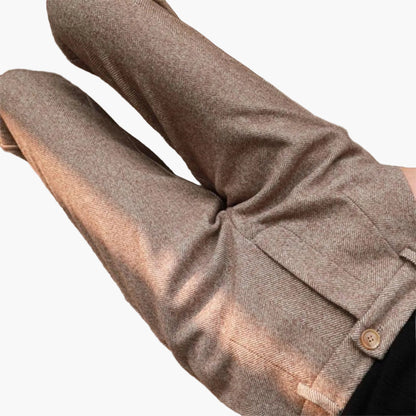 Herren Heritage Herringbone Anzughose – Klassisch, Stilvoll, Vielseitig
