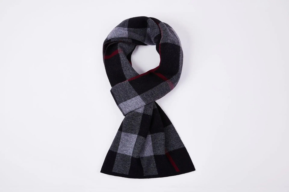 Unisex Karierter Schal Weiches Material Warmes Halstuch