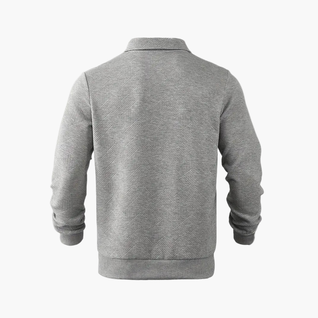 Herren Halbzip Strickpullover mit Kragen – Stilvoller Freizeit- & Business-Sweater