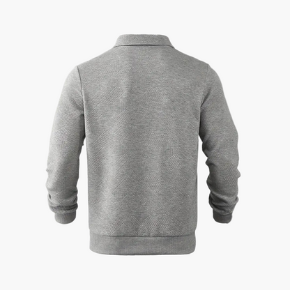 Herren Halbzip Strickpullover mit Kragen – Stilvoller Freizeit- & Business-Sweater