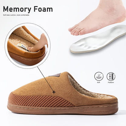Unisex Hausschuhe Slipper gefüttert Rutschfeste Sohle