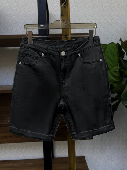 Herren Slim Fit Denim Shorts im modernen Stil für Freizeit und Alltag