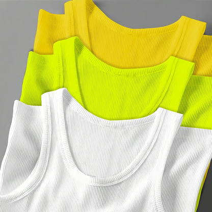 Herren Sportliches Ripp-Tanktop Set – Klassischer Schnitt, Modernes Design, Für Fitness & Freizeit