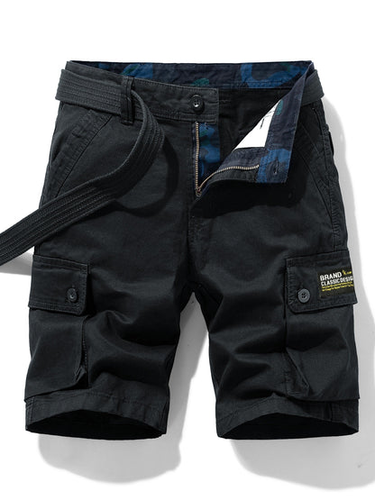 Herren Cargo Shorts mit Gürtel – Klassisches Freizeitdesign, Ideal für Outdoor und Alltag