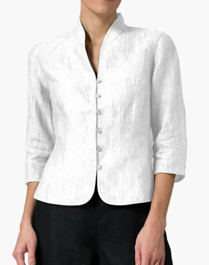 Damen Blazer mit Stehkragen – Eleganter Business- und Freizeitblazer, Modern Fit