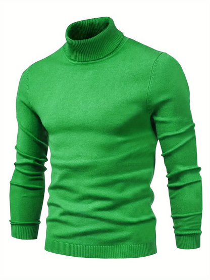 Herren Rollkragenpullover Slim Fit Modern Stil – Perfekt für Business und Freizeit