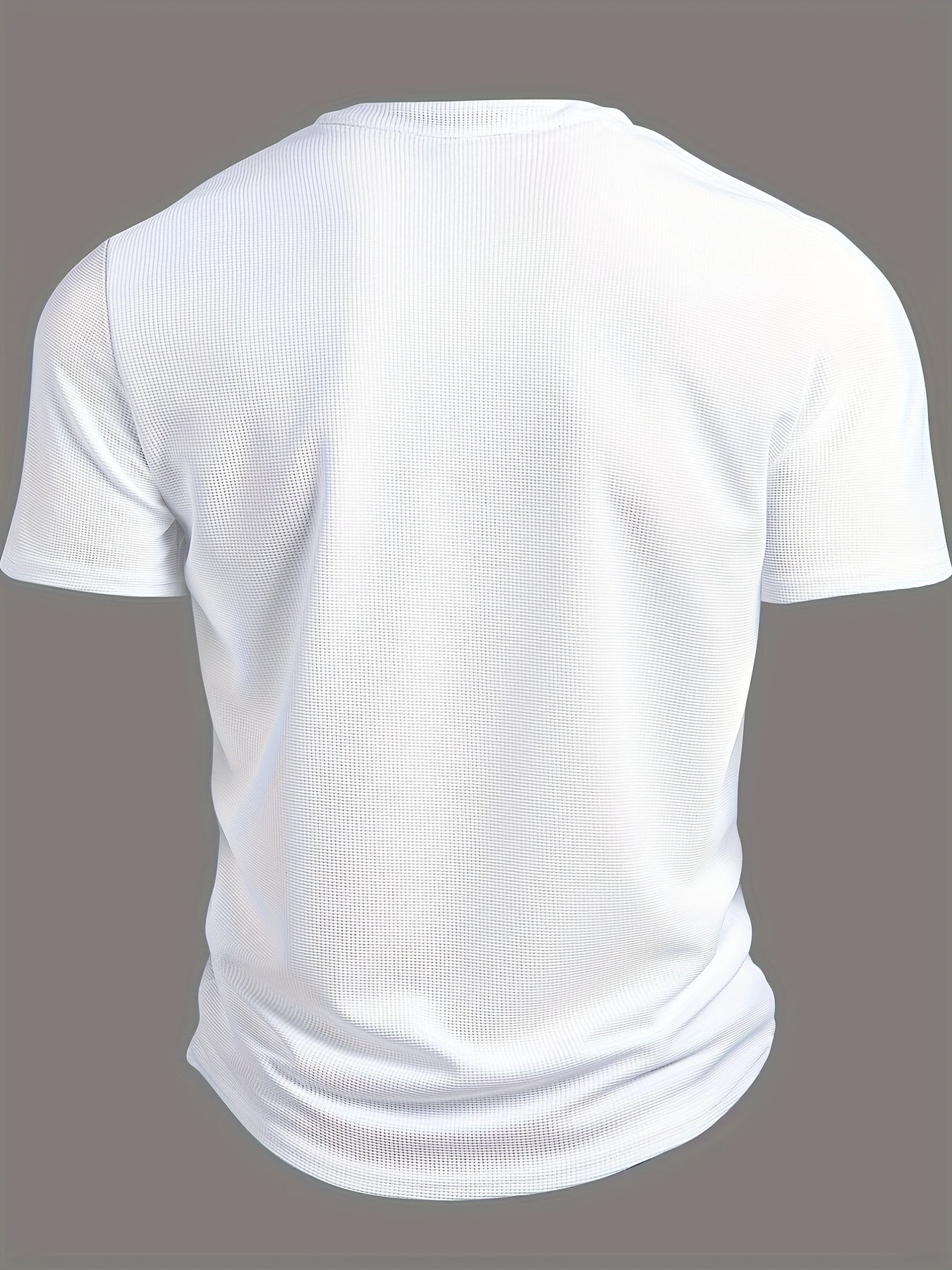Herren Modernes V-Ausschnitt T-Shirt mit Akzentkragen – Stilvolles Freizeitshirt