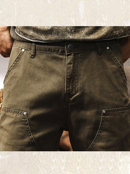 Herren-Freizeithose im robusten Workwear-Stil