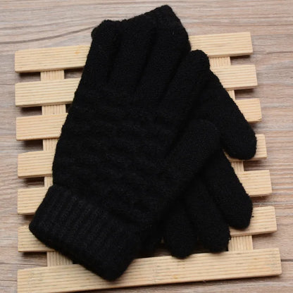 Unisex Strick Touchscreen-Handschuhe in verschiedenen Farben