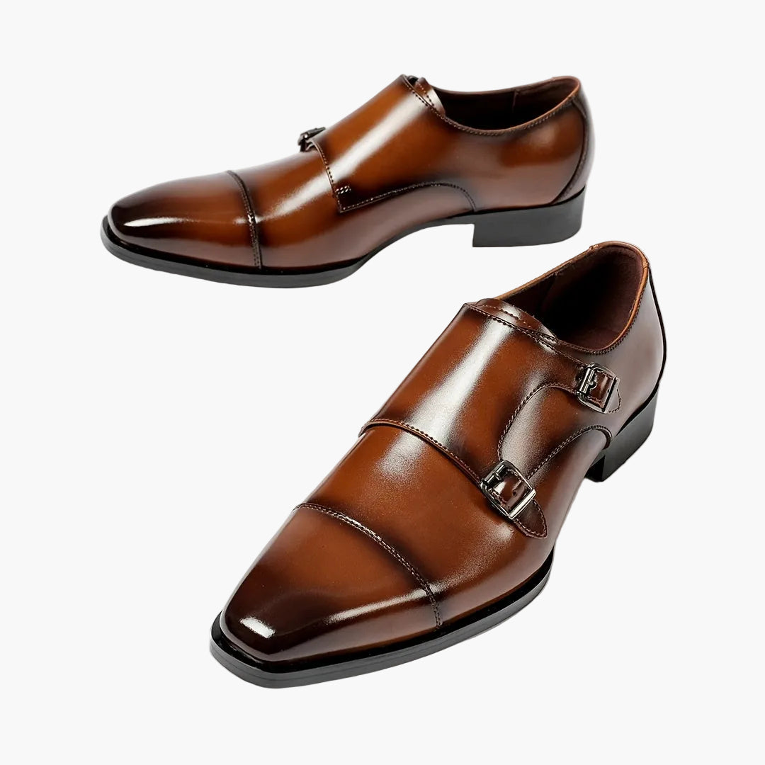 Herren Doppel-Monkstrap Businessschuhe – Elegante Anzugschuhe für Büro & festliche Anlässe