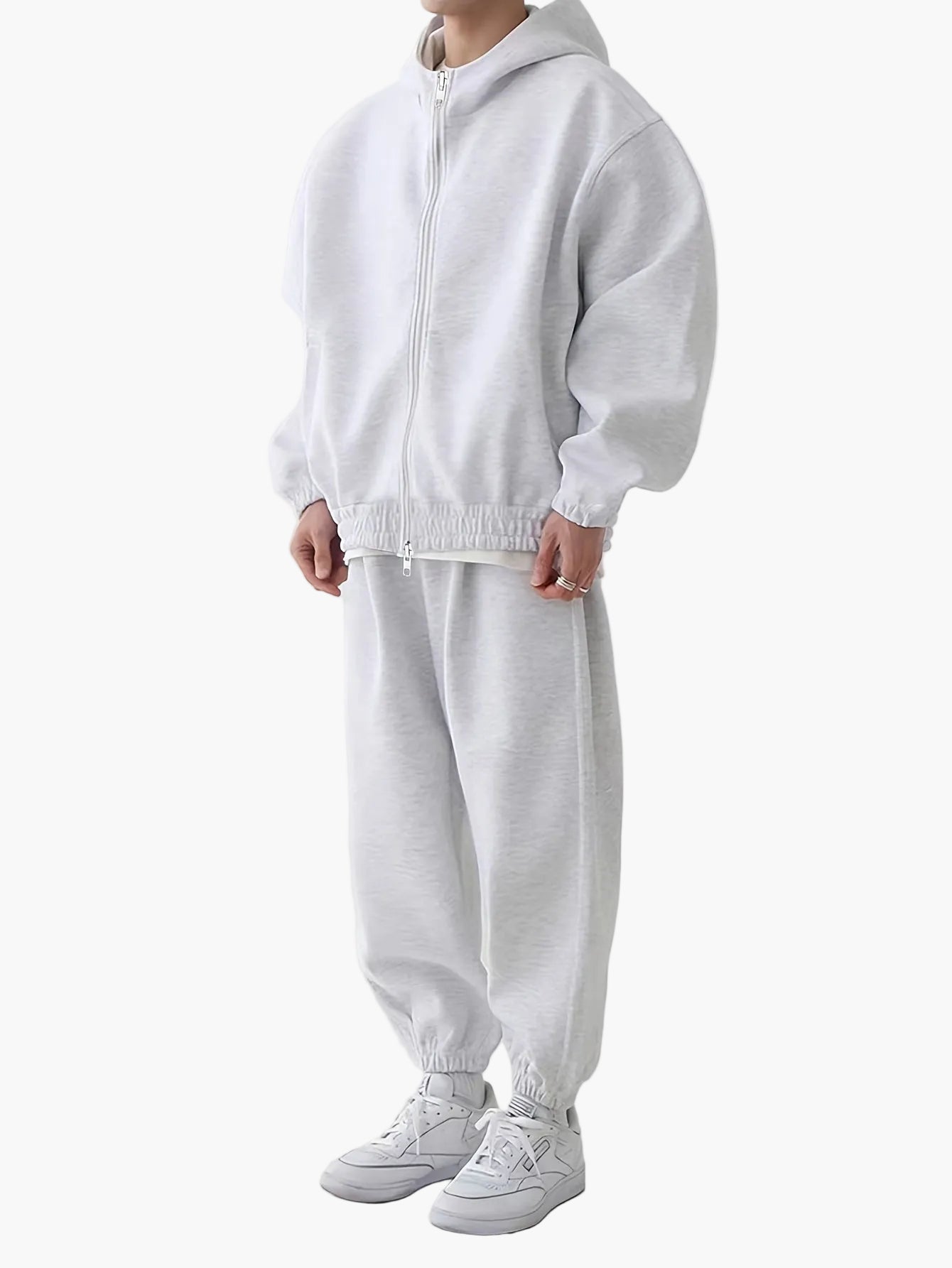 Herren Oversize Sportanzug mit Kapuze – Bequemer Trainingsanzug für Freizeit & Fitness