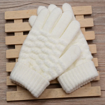 Unisex Winterhandschuhe Strick Touchscreen-Funktion