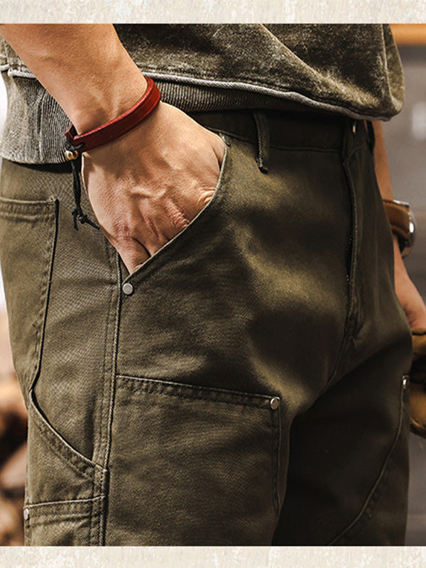 Herren-Freizeithose im robusten Workwear-Stil