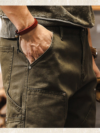 Herren-Freizeithose im robusten Workwear-Stil
