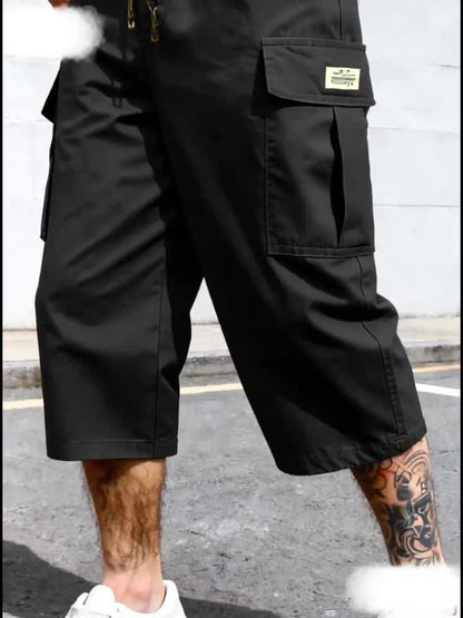 Herren Streetwear Cargo Shorts Freizeit Bermuda Urban Style