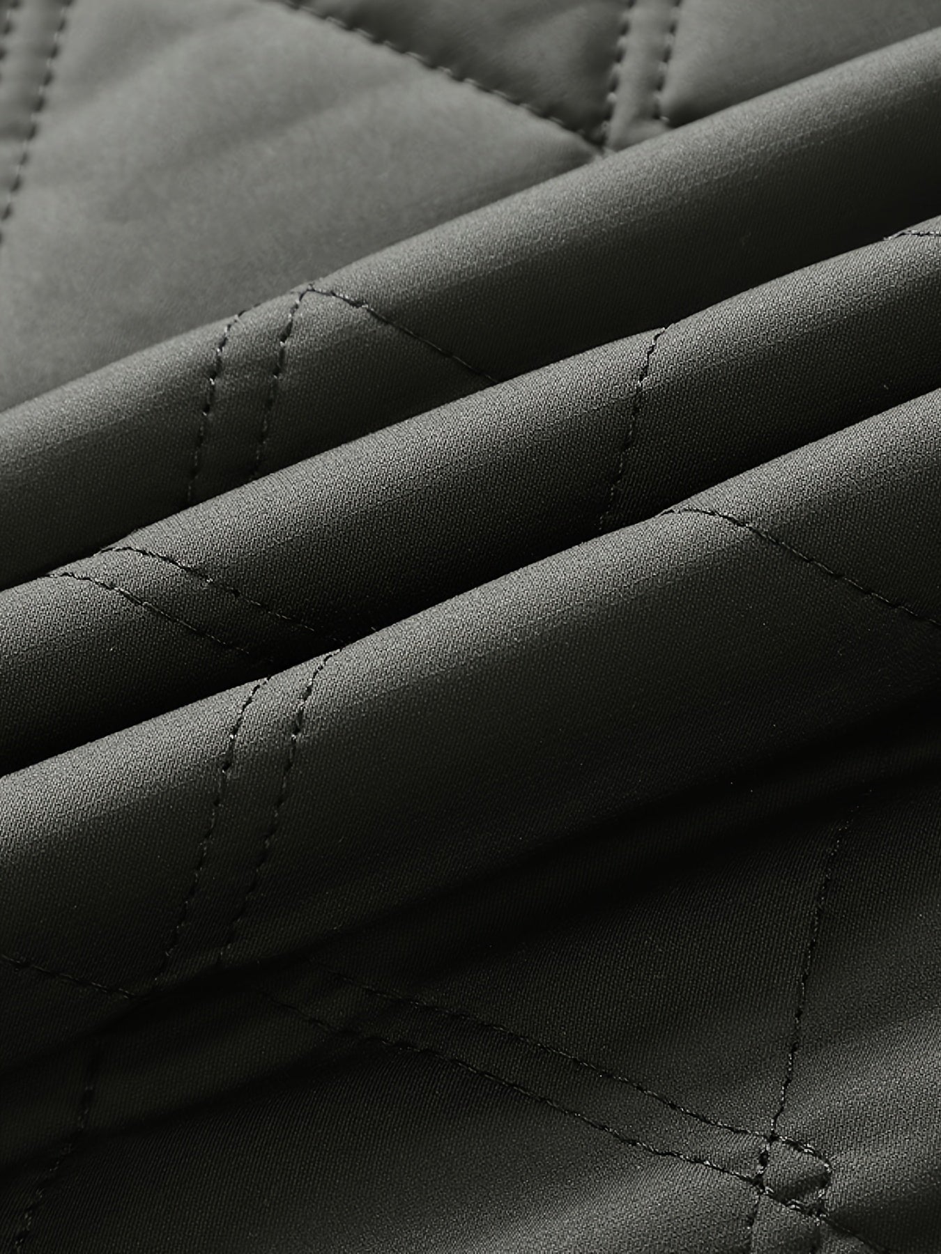 Herren Steppjacke – Eleganter Business- und Freizeitstil, Übergangsjacke mit Rautensteppung
